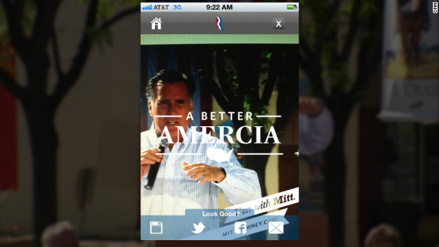 Mitt Romney wants you to know that if he wins the election, we'll have a "Better Amercia". Yep, dummy has a great iPhone app
