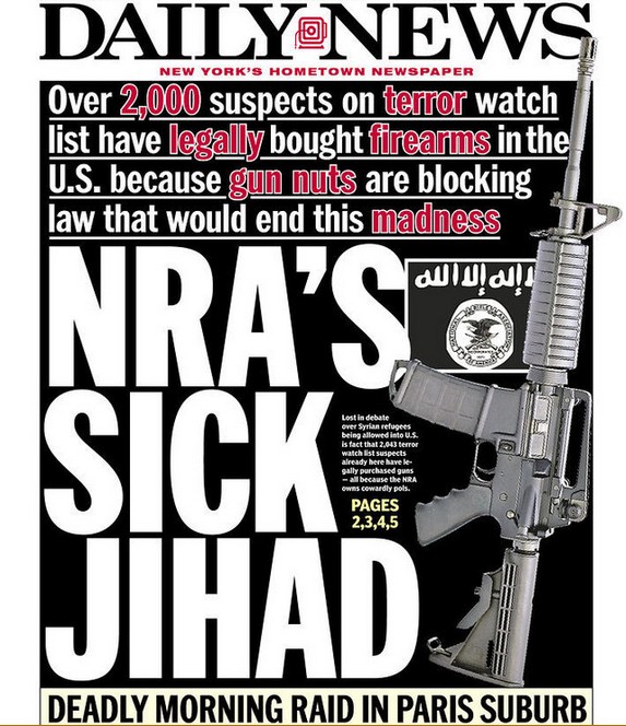 Gun Bangers will get diarrhea because they get offended easily. Setting a new record for lethal insanity, pro-gun banging tards insist that suspected terrorists must have an unfettered right to buy assault weapons like those used in Paris.