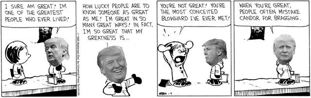 Cartoon Strips on Trump Frighteningly Accurate