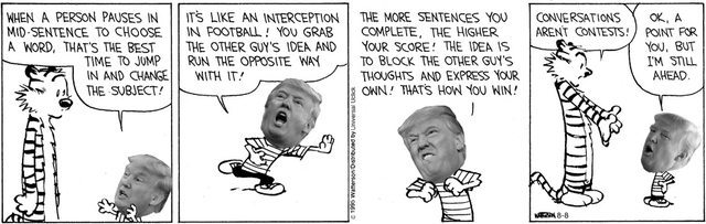 Cartoon Strips on Trump Frighteningly Accurate