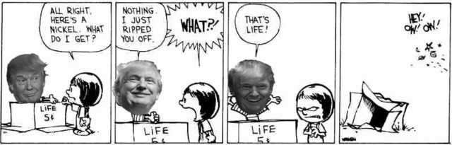 Cartoon Strips on Trump Frighteningly Accurate