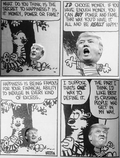 Cartoon Strips on Trump Frighteningly Accurate