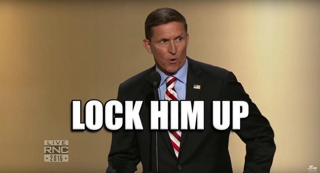 Flynn takes the 5th. Refuses to turn over Senate subpoenaed documents. "If I did a tenth, a tenth of what she (Hillary) did, I would be in jail today!" He asked for immunity and the Senate and the House and the FBI laughed his ass out the door. Flynn you're in deep shit and you know it! Treason!