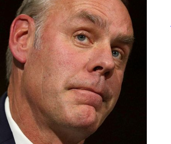 This is Interior Secretary Ryan Zinke who is spending $139,000 on new office doors. What waste. Just think of how many dining sets and private jet trips you could have chartered with that money.