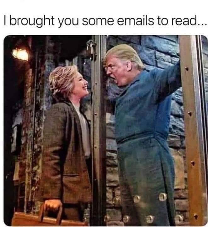 peach impeachment funny memes - I brought you some emails to read...