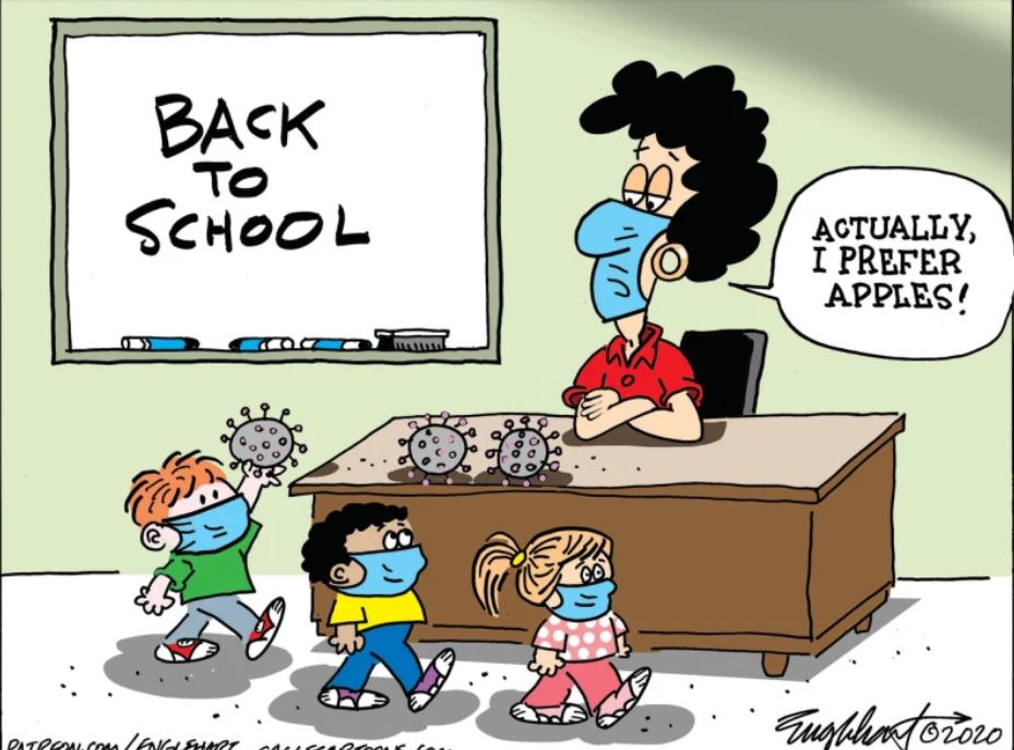 teachers covid cartoons - Back To School Actually, I Prefer Apples! extew.con lawsurer Engkha fokozo or