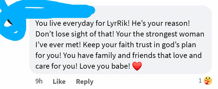 parents who gave their kids dumb names -  paper - You live everyday for LyrRik! He's your reason! Don't lose sight of that! Your the strongest woman I've ever met! Keep your faith trust in god's plan for you! You have family and friends that love and care