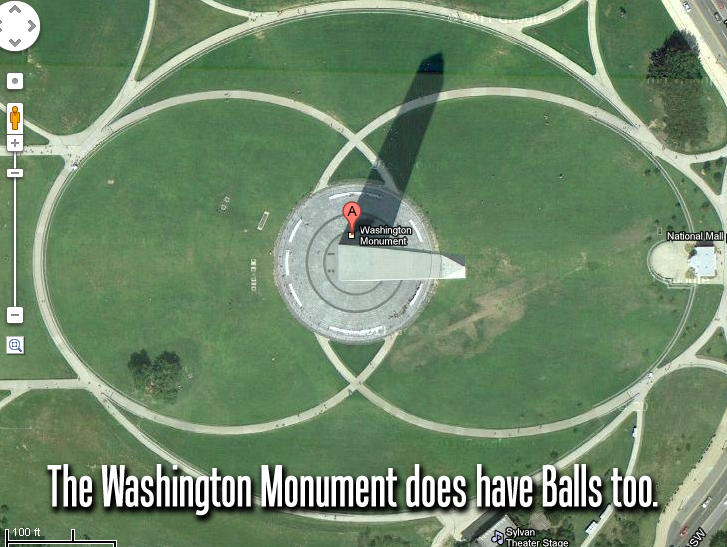 Has big balls too, I guess Washington had one size bigger.