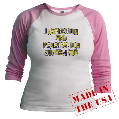 Inspection and Penetration Supervisor Baseball Shirt
