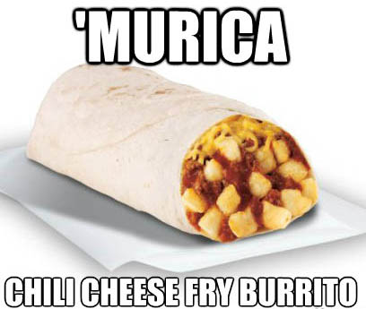 Del Tacos New Chili Cheese Fry Burrito, Might Appeal To The Stoners