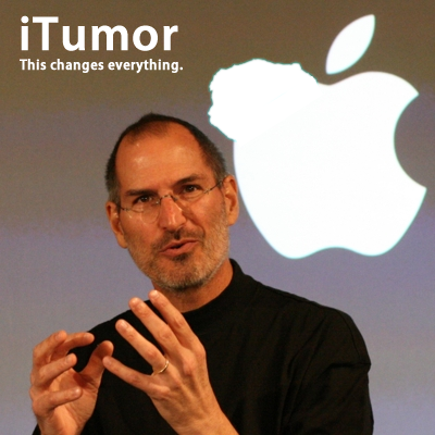 Steve Jobs and Apple introduce the new iTumor