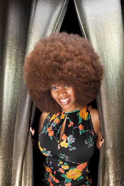 Largest Afro 7.3 inches high, 7.7 inches wide and 4 feet 4 inches in circumference