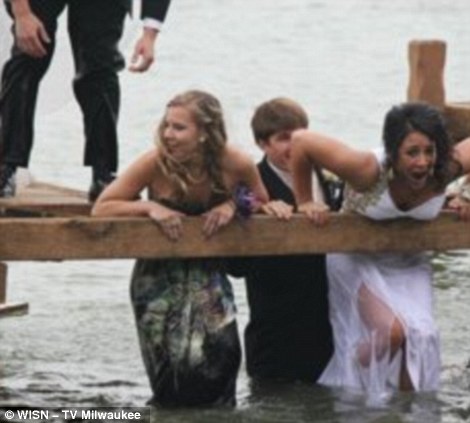 Pier Collapses While Teens Pose For Prom Pictures