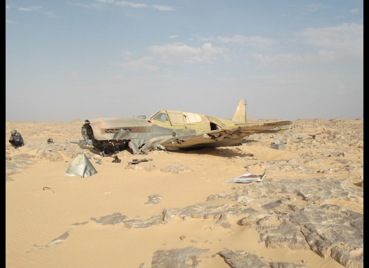 WWII Plane Discovered Preserved In Sahara Desert