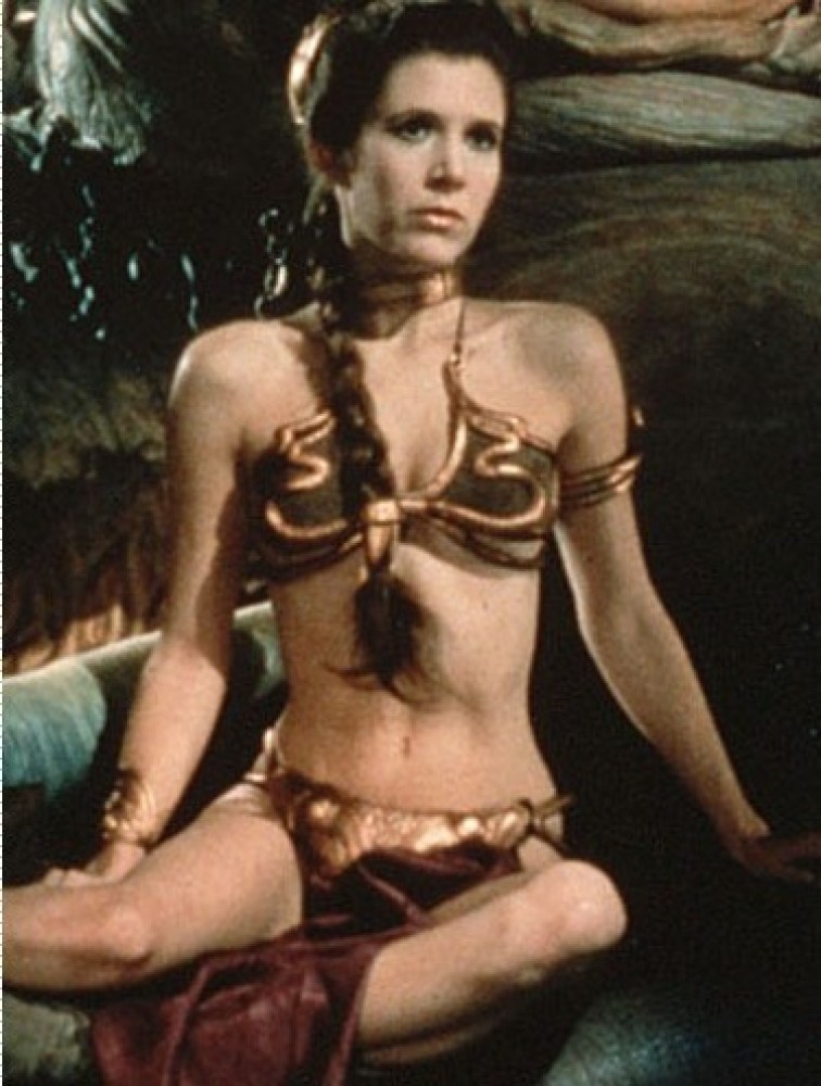 Carrie Fisher 1983 Return Of The Jedi. 