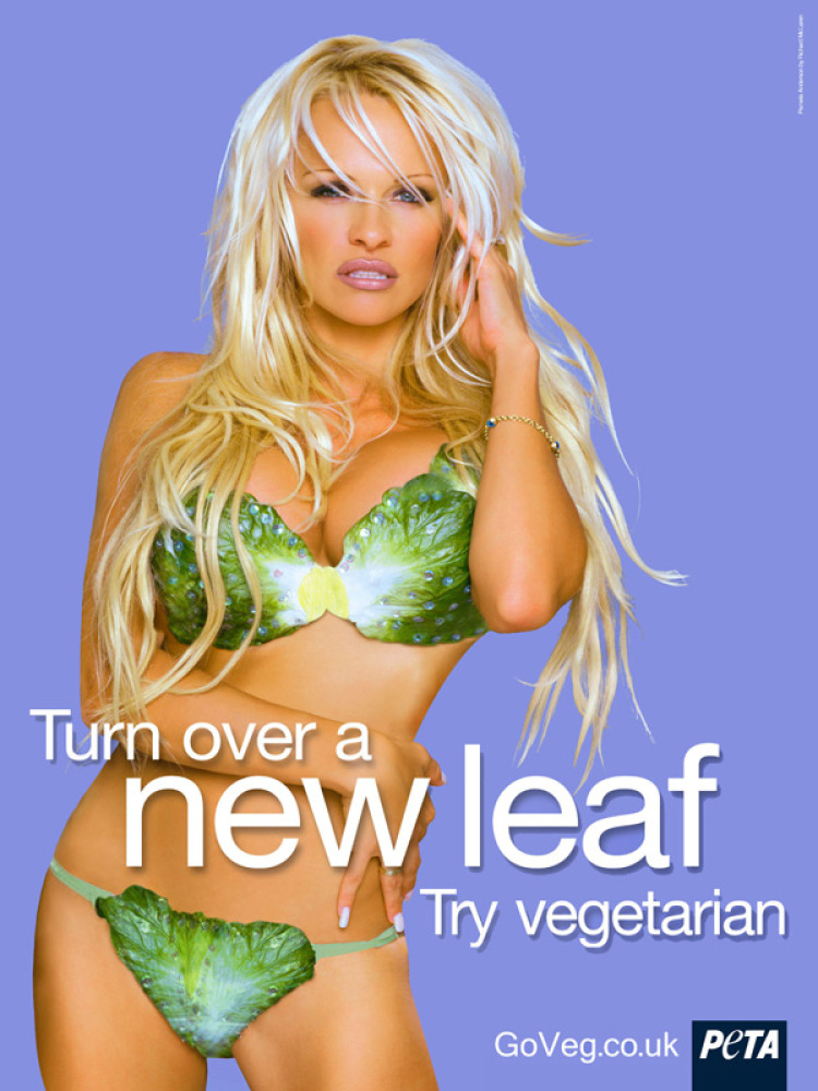 pamela anderson kfc - Turn over a "new leaf Try vegetarian GoVeg.co.uk Peta