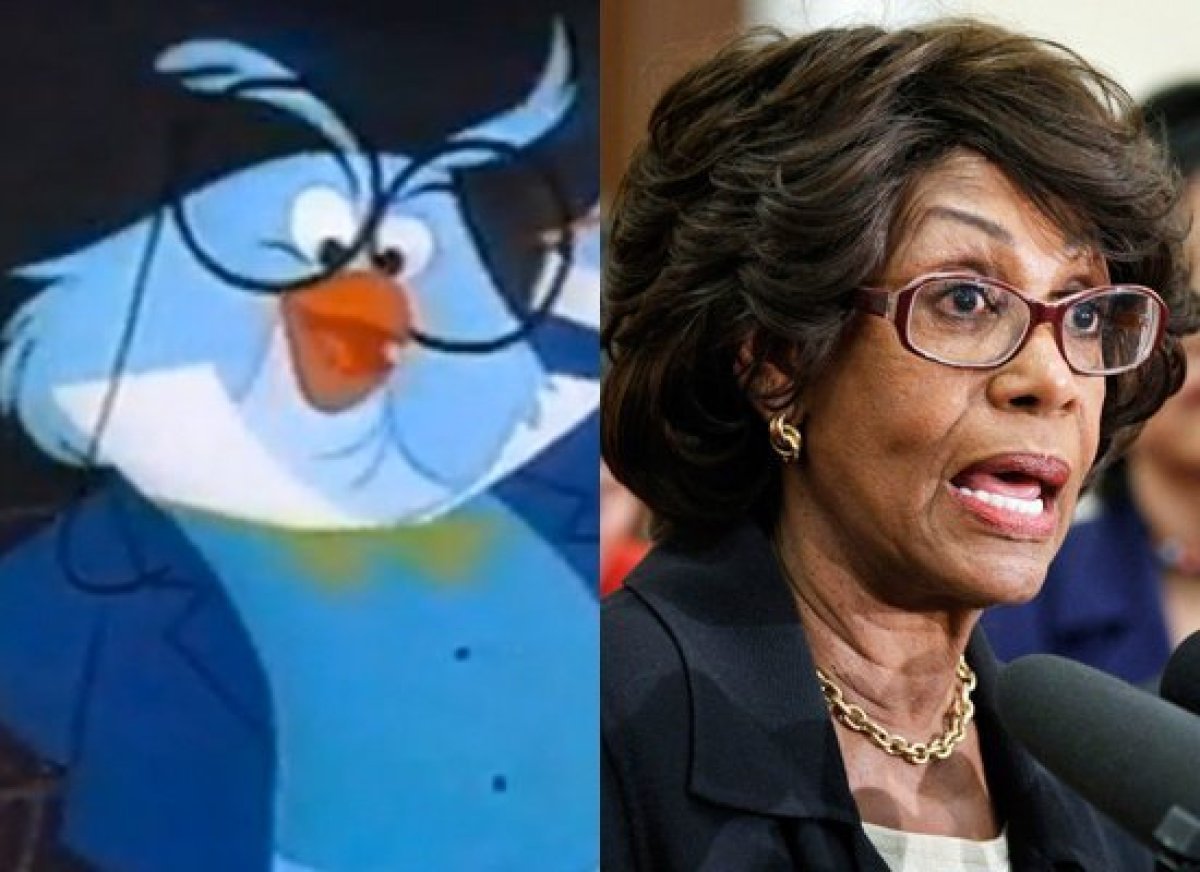 Rep. Maxine Waters D-Calif.  Professor Owl House of Mouse