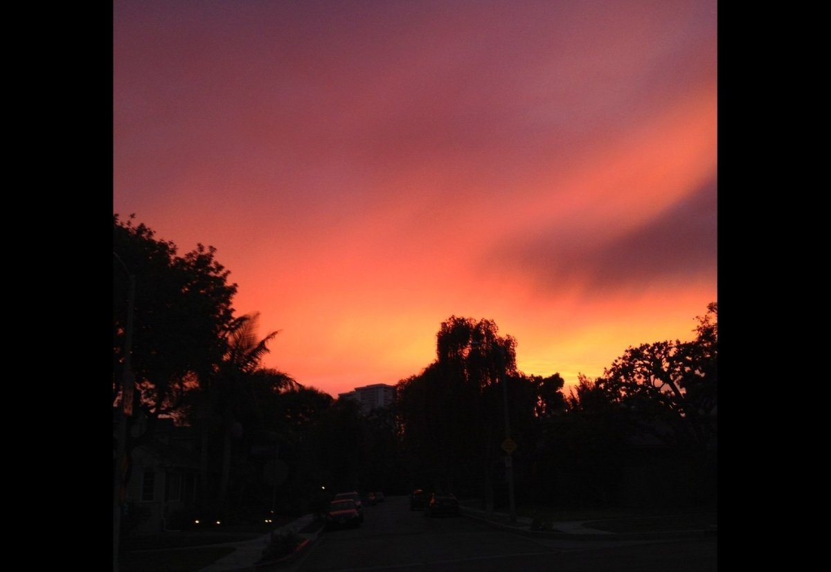 LA Red Sunset Photos: July 18