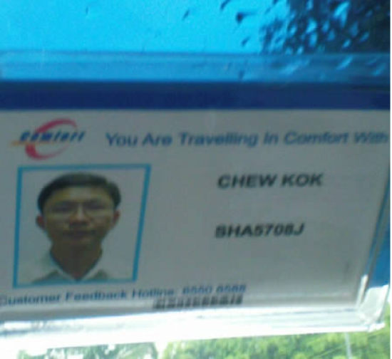 funny name most inappropriate - tart You Are Travelling in Comfort Chew Kok SHA57003