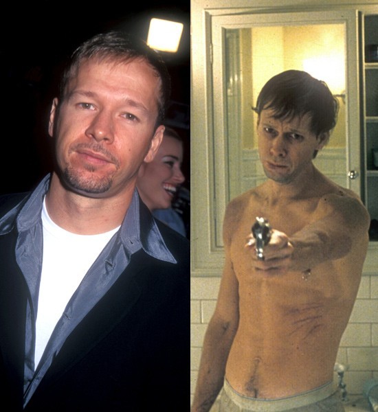 Donnie Wahlberg in The Sixth Sense 1999Lost 43 pounds for his brief role in the film.