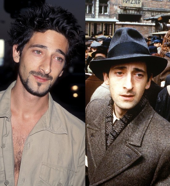 Adrian Brody in The Pianist 2002Lost 31 pounds in six weeks, dropping him to 129