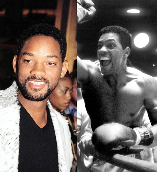 Will Smith in Ali 2001Training for 6 hours a day, he gained 35 pounds