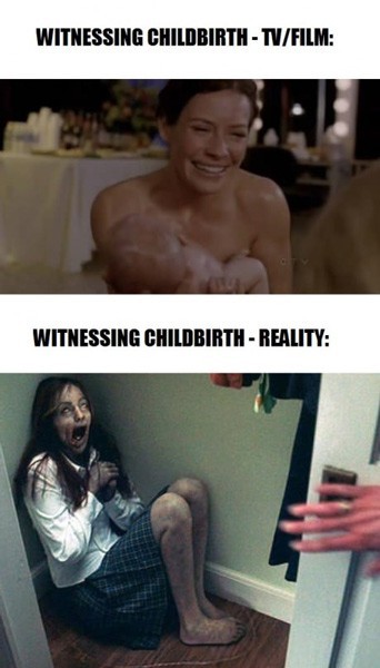 scariest horror movie scenes - Witnessing Childbirth TvFilm Witnessing Childbirth Reality