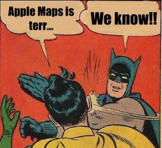 Apple Map Insults