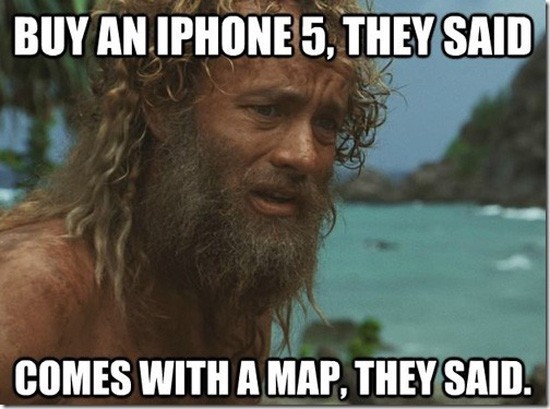 Apple Map Insults