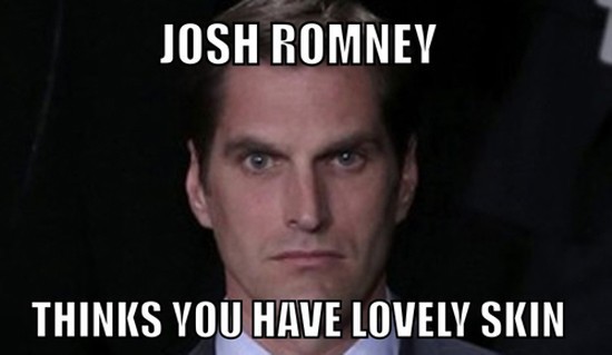 Menacing Josh Romney