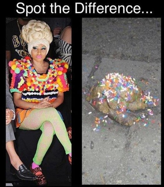 nicki minaj spot the difference - Spot the Difference...