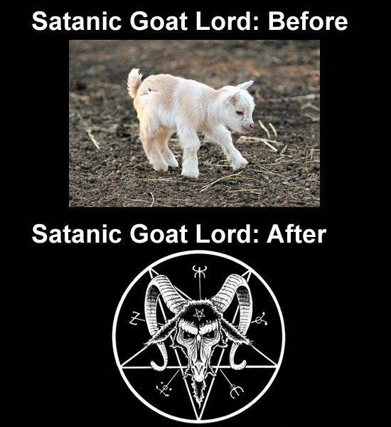 black metal legion - Satanic Goat Lord Before Satanic Goat Lord After