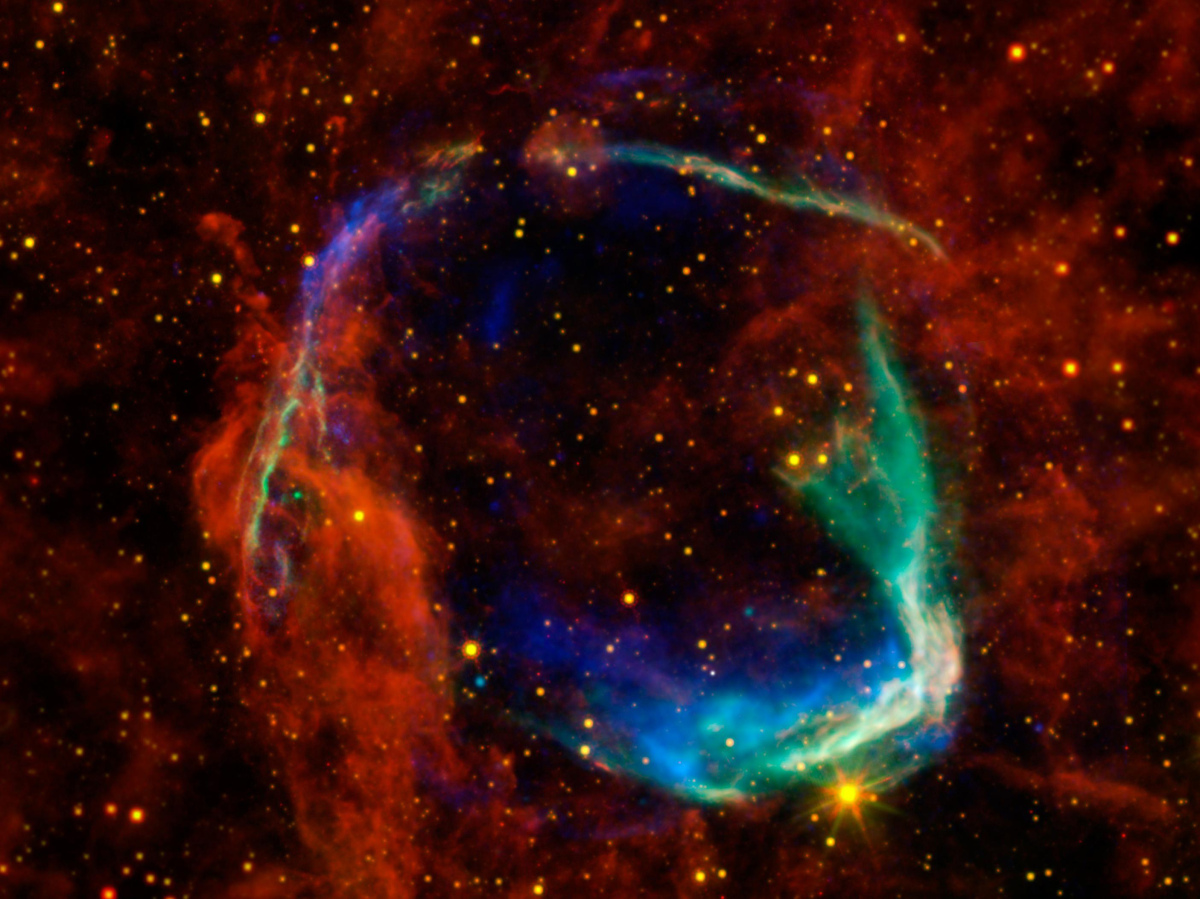Remains of a Supernova.