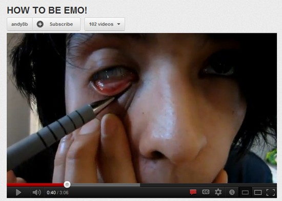 youtube lip - How To Be Emo! andy8b Subscribe 102 videos 3.06