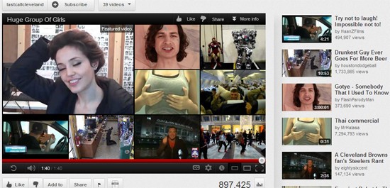 youtube video - lastcallcleveland Subscribe 39 videos Huge Group Of Girls Try not to laugh! Impossible not to! by Hans 494,907 views Drunkest Guy Ever Goes For More Beer by houstondodgeball 10531,733,805 views Gotye Somebody That I Used To Know by FlashPa