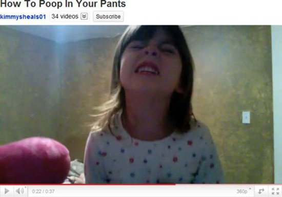 youtube girl - How To Poop In Your Pants kimmysheals01 34 videos Subscribe 0220.37