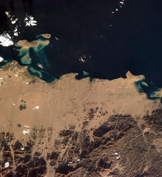 "Hurghada, Egypt, a popular tourism and diving site on the Red Sea."