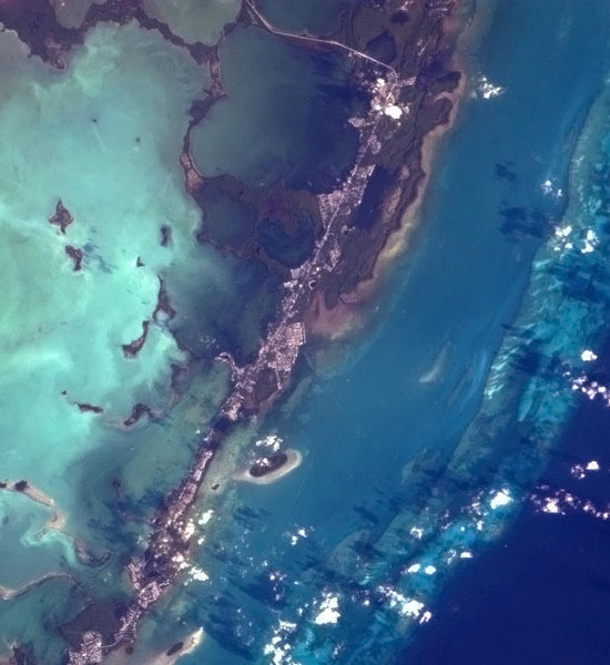 "Key Largo, FL - home of the Aquarius underwater habitat I commanded a crew of 6 for 2 weeks on the ocean floor here."