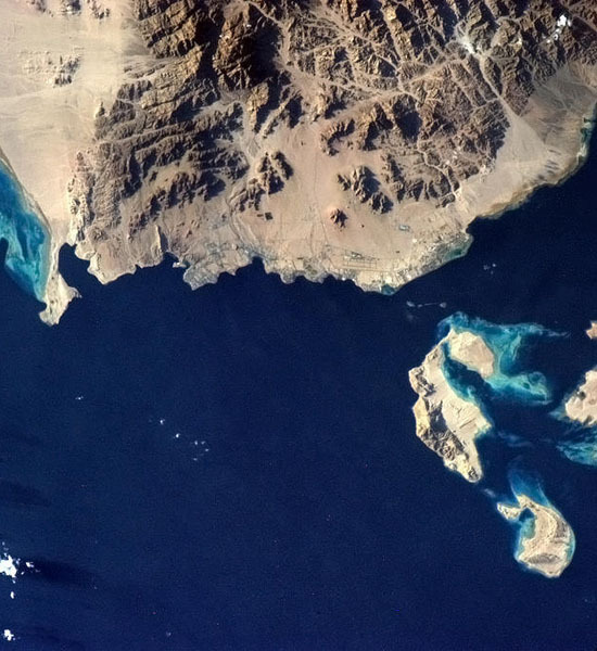 "Sharm el Sheikh, at the tip of the Sinai on the Red Sea."