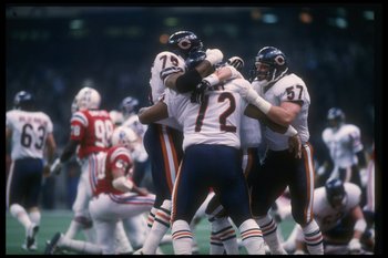 Super Bowl XX  Sadly, Refrigerator Perry's freak show keeps Walter Payton from adding scoring a touchdown in a Super Bowl to his awesome career achievements