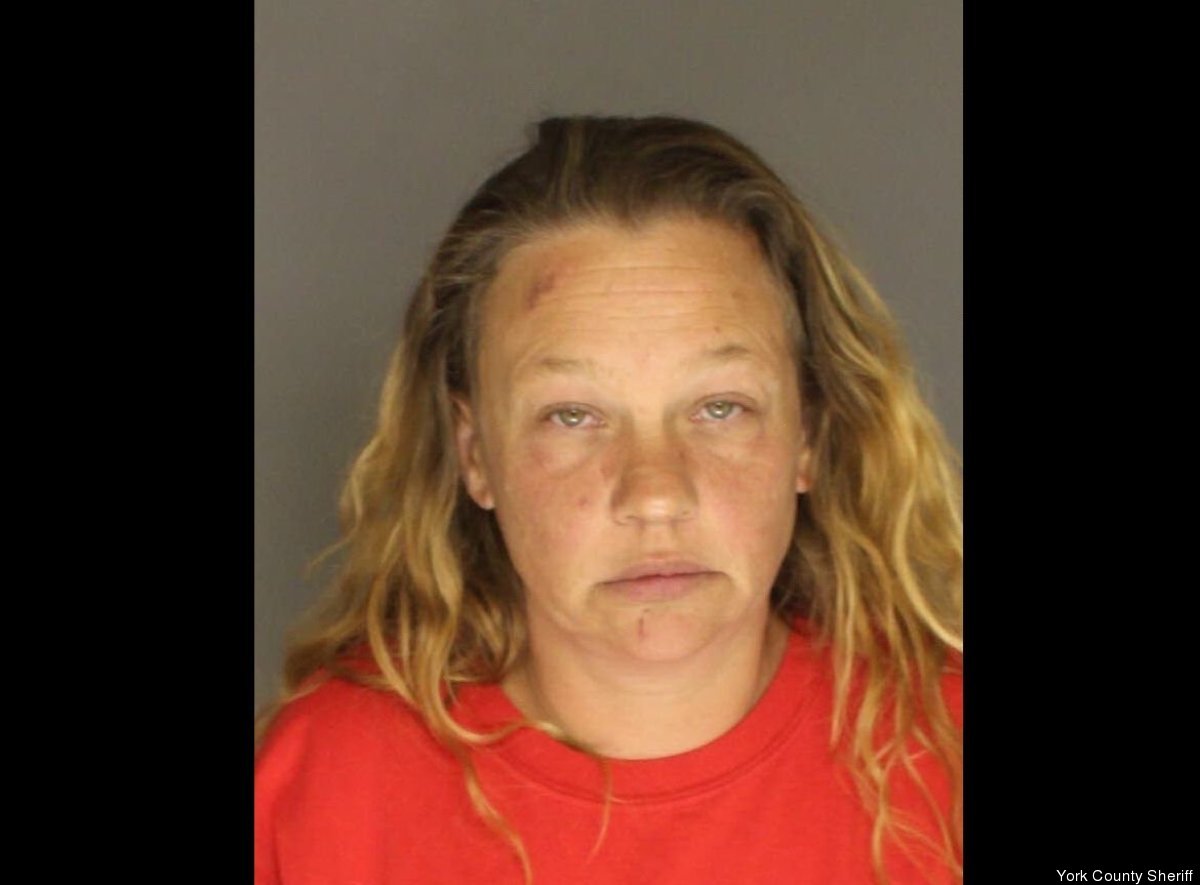 Justina Laniewski, 41, was arrested for allegedly endangering her child, among other charges, when she ran in to a raging creek to "save" ducks during Hurricane Sandy's onslaught on Oct. 30, 2012. She had left the child in the car.