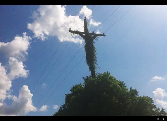 Jesus On A Pole