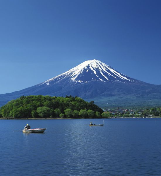 Mount Fuji from Lake Kawaguchiko, Japan