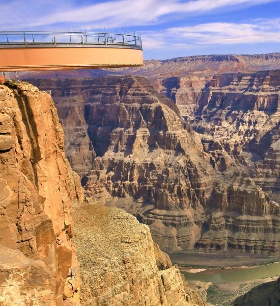The Grand Canyon from the Grand Canyon Skywalk, Arizona