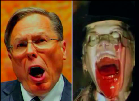 Wayne La Pierre Face Melt Guy From Raiders Of The Lost Ark