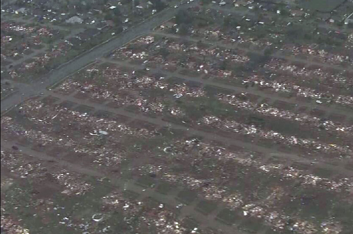 Before After Oklahoma Tornado Pictures Capture Devastation