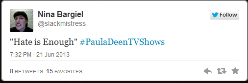 Paula Deen's Favorite TV Shows