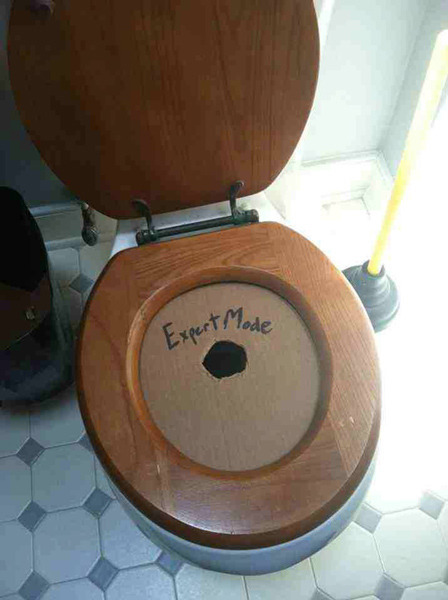 expert mode toilet