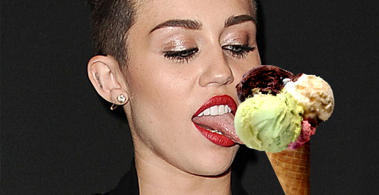 Miley Cyrus Licks