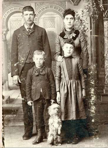 vintage family photo fails